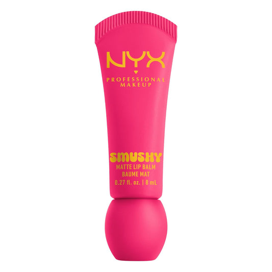 NYX Professional Makeup Smushy Matte Lip Balm - Tinted Lip Moisturizer with Soft Matte Finish in Sweet Smack (Mid-Tone Pink)