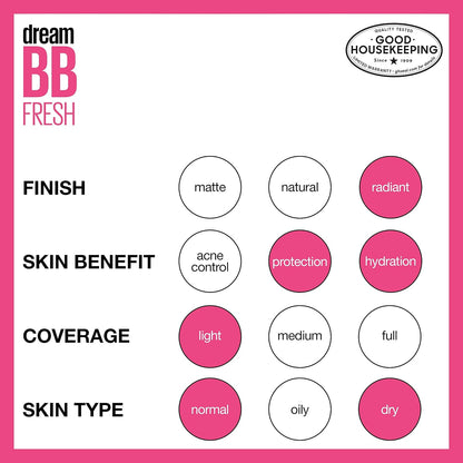 Maybelline Dream Fresh BB Cream, SPF 30, 1 fl oz