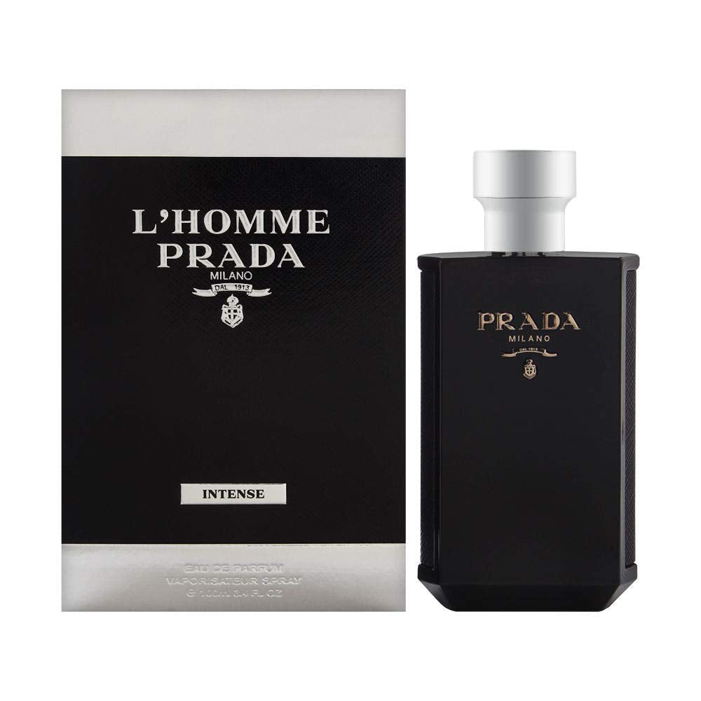 Prada L'Homme Intense Eau de Parfum Spray for Men, 3.4 oz
