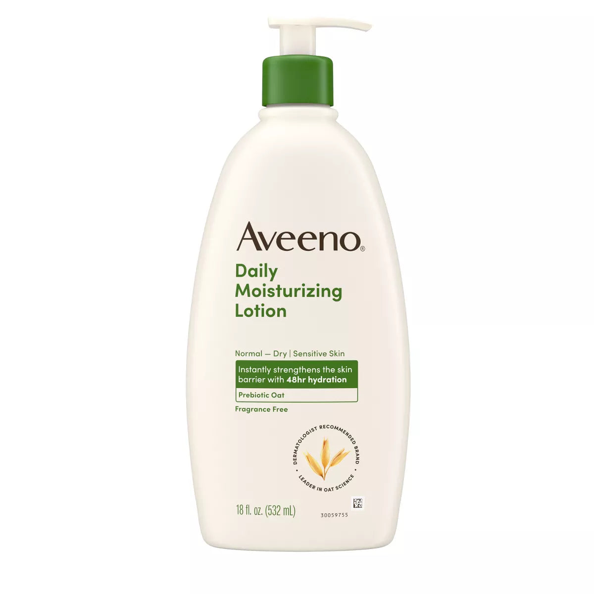 Aveeno Daily Moisturizing Lotion for Dry Skin with Soothing Oats and Rich Emollients, Fragrance-Free Formula