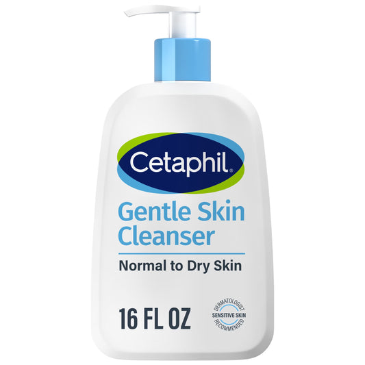 Hydrating Gentle Skin Cleanser for Dry to Normal Sensitive Skin, 16 Fl Oz