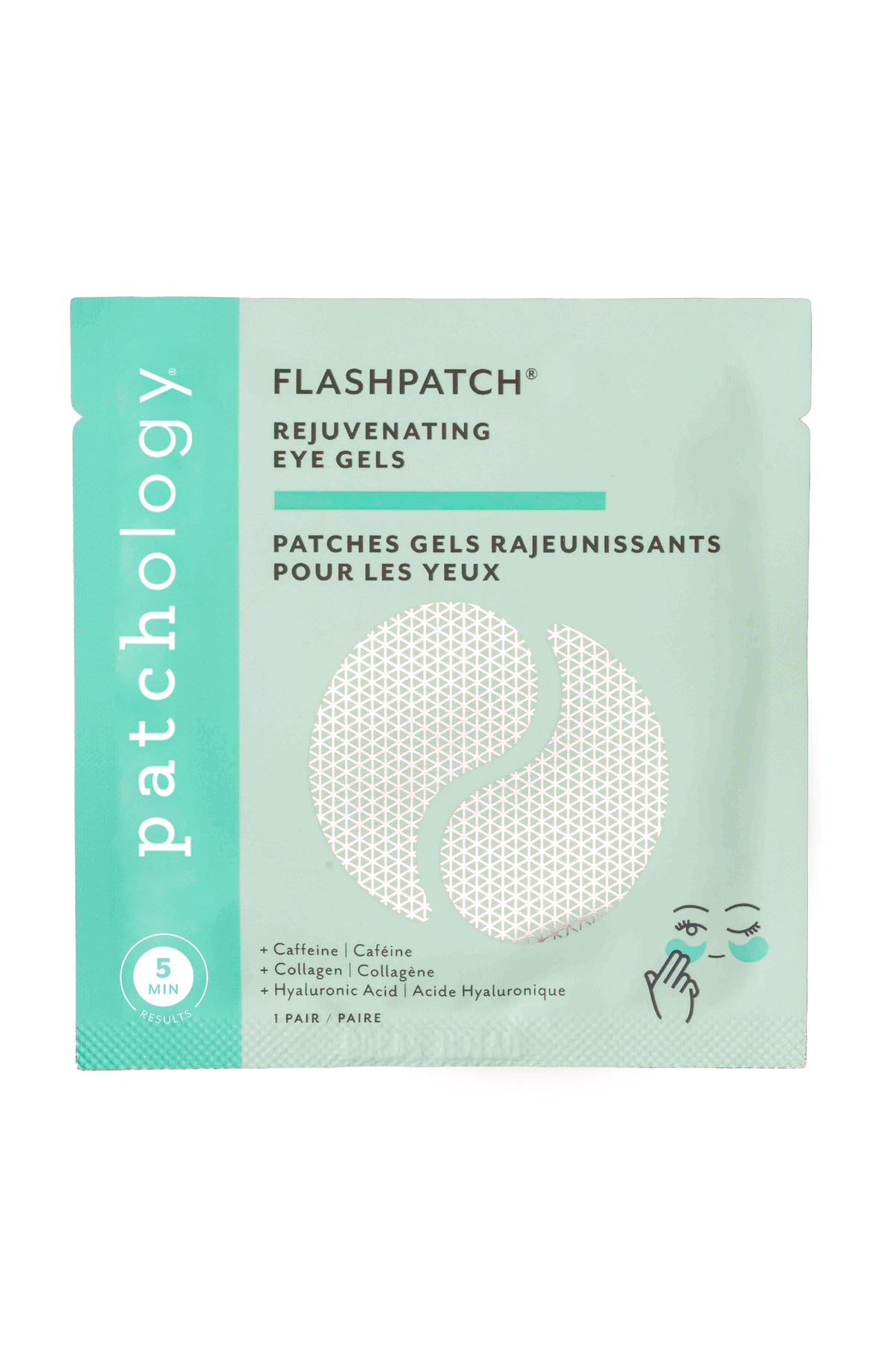 FlashPatch Rejuvenating Under Eye Gels for Day and Night Use, 5 Count