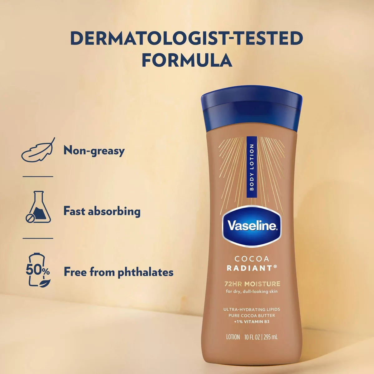 Vaseline Intensive Care Cocoa Butter Moisturizing Body Lotion