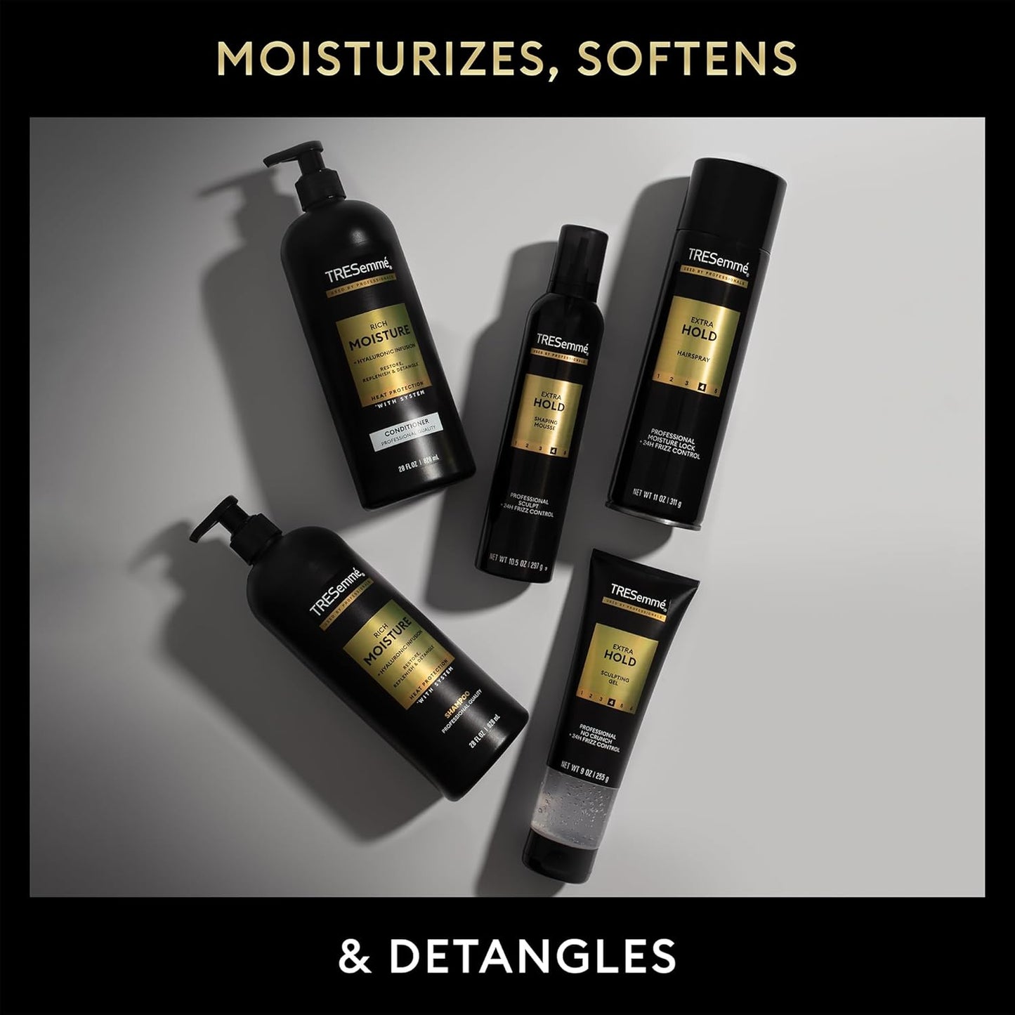 Tresemmé Extra Hold Non-Aerosol Hairspray 3-Pack + Travel Size