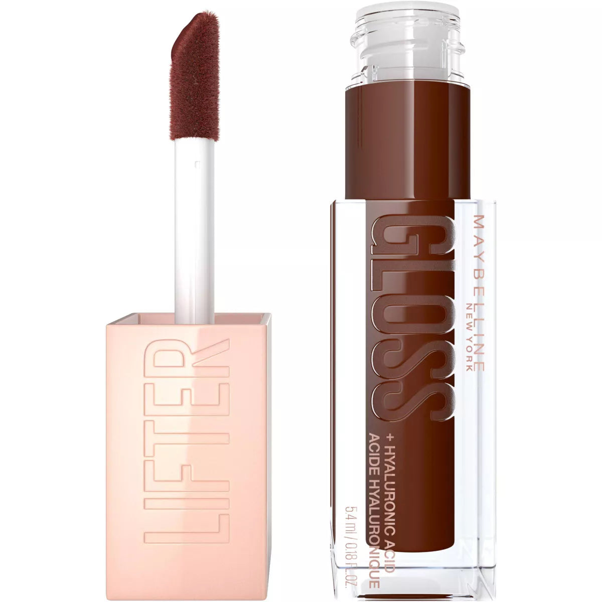 Maybelline Lifter Gloss Plumping Lip Gloss Infused with Hyaluronic Acid - 0.18 Fl Oz
