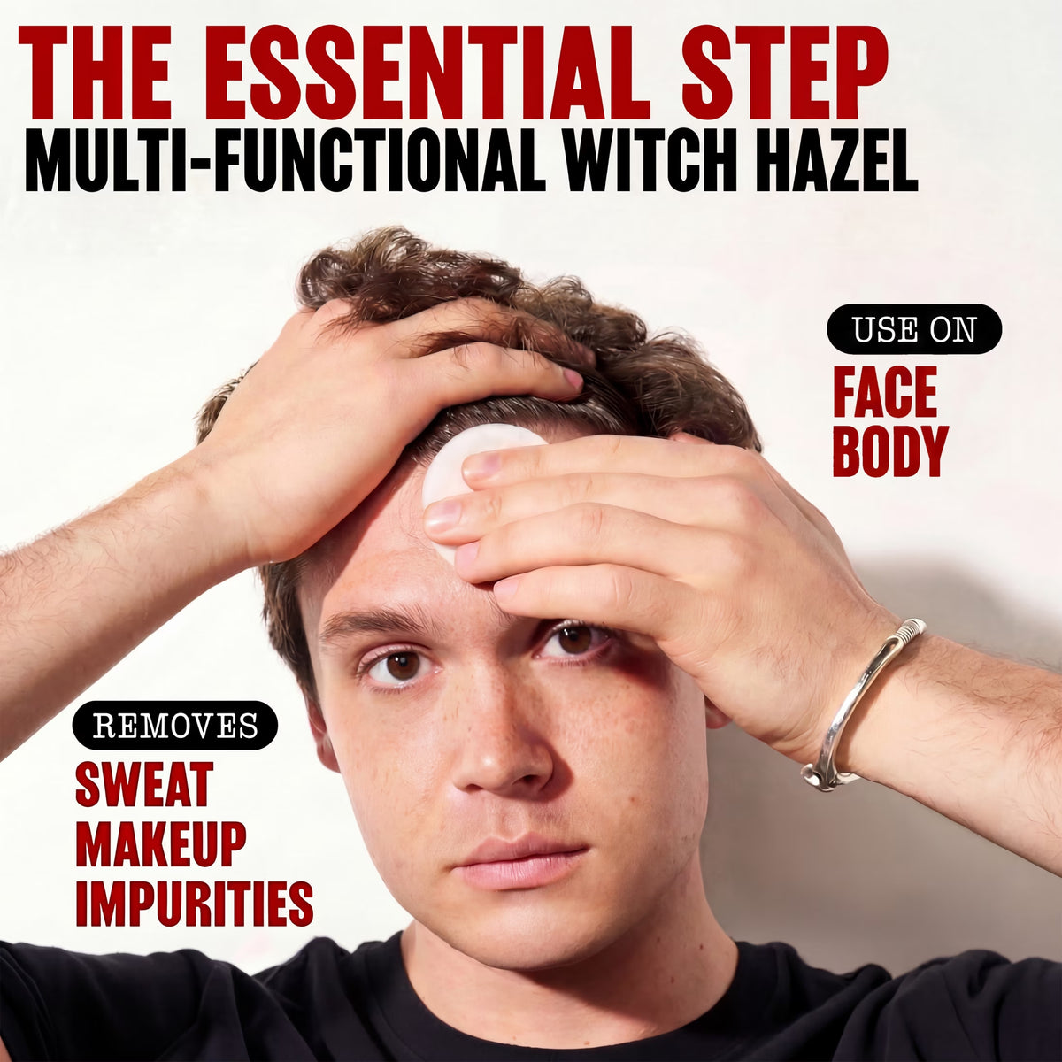 Unscented Alcohol-Free Witch Hazel Facial Toner for Dry Skin, 8.5 Fl Oz