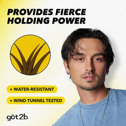 Got2B Glued Styling Spiking Hair Gel, 6 oz Tubes - Set of 2 with Bonus 1.25 oz Travel Tube