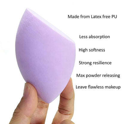 Angled Makeup Sponge Blender for Foundation Application
