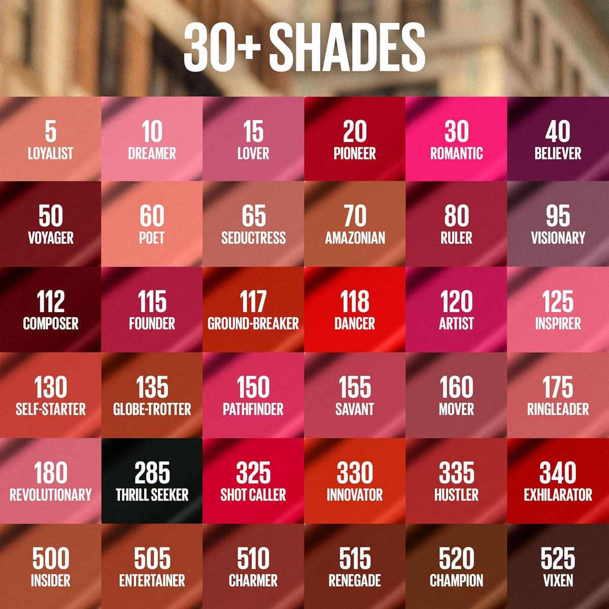 Maybelline Super Stay Matte Ink Liquid Lipstick - Long-Lasting High Impact Color, Up to 16 Hours Wear, Ruler Shade, Deep Cranberry, 1 Count (Packaging May Vary)
