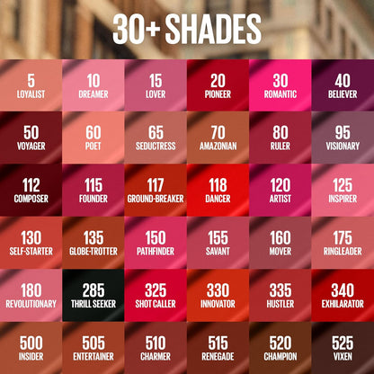 Maybelline Super Stay Matte Ink Liquid Lipstick - Long-Lasting High Impact Color, Up to 16 Hours Wear, Ruler Shade, Deep Cranberry, 1 Count (Packaging May Vary)
