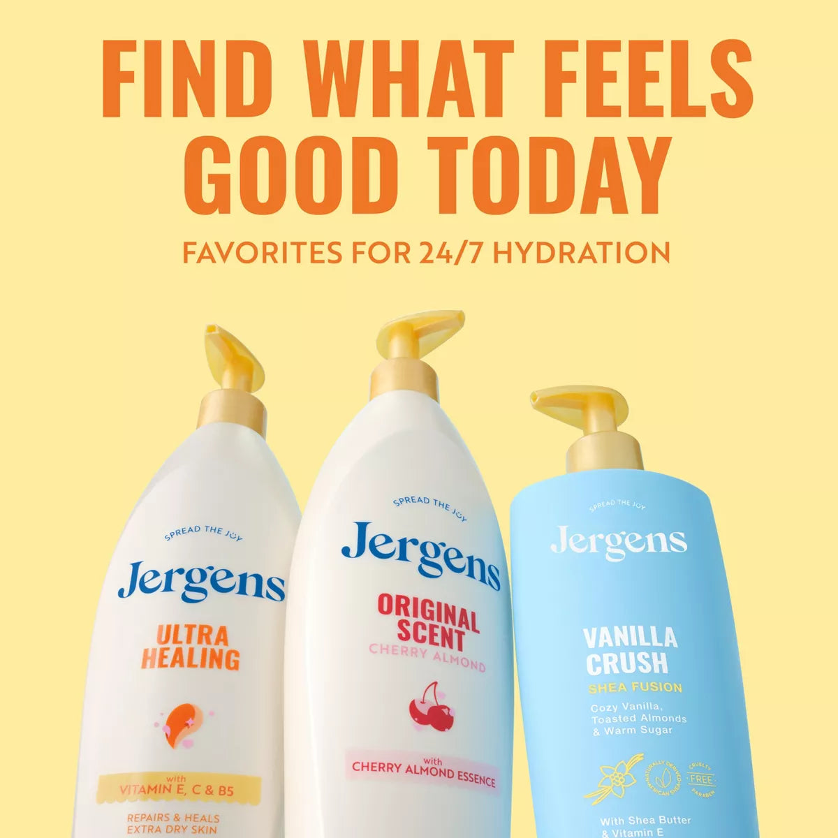 Jergens Ultra Healing Moisturizing Lotion for Dry Skin with Vitamins C, E, and B5