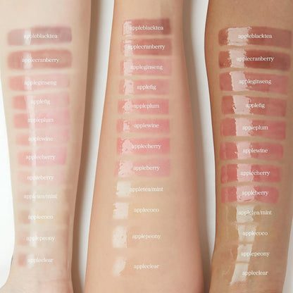 NOONI Korean Lip Oil in Appleplum - Tinted Lip Gloss for Plumping and Hydration