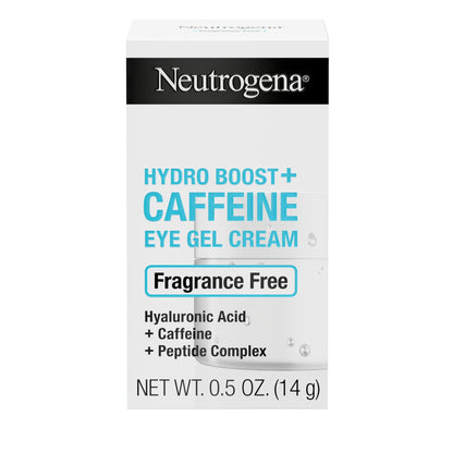 Hydro Boost+ Caffeine Eye Gel Cream, Unscented, 0.5 oz