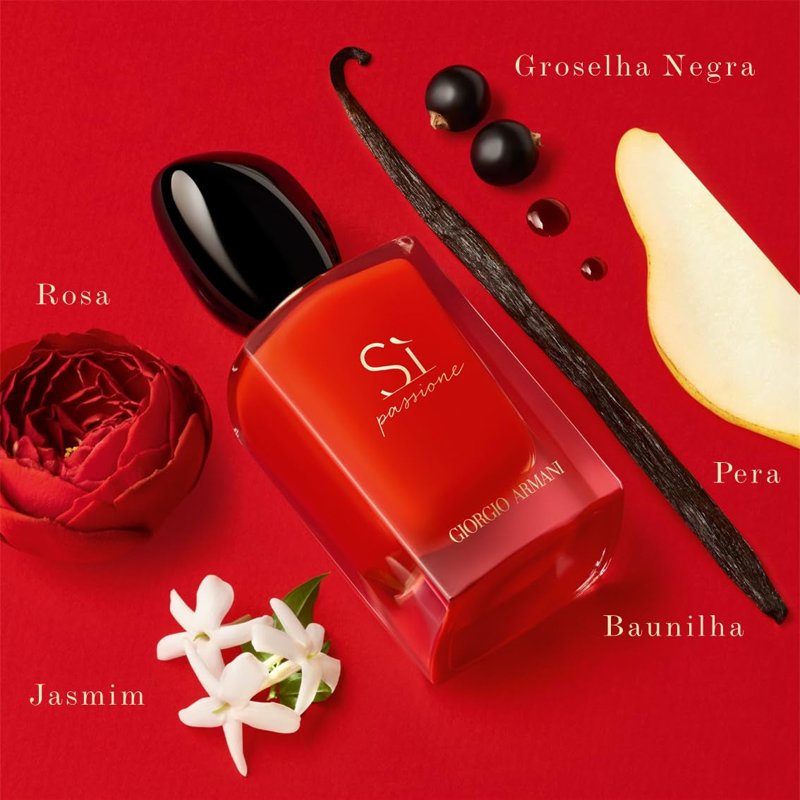Armani Beauty Si Passione Eau De Parfum - Elegant Fruity Floral Fragrance for Women