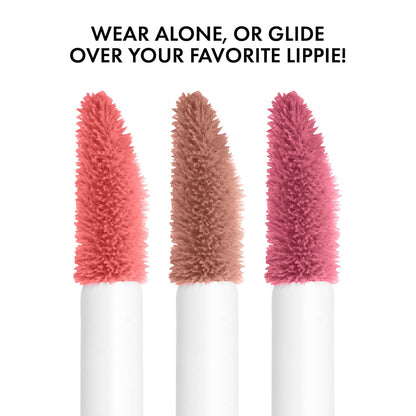 NYX Professional Makeup Butter Gloss Non-Sticky Lip Gloss Set - 3 Pack (Angel Food Cake, Creme Brulee, Madeleine)