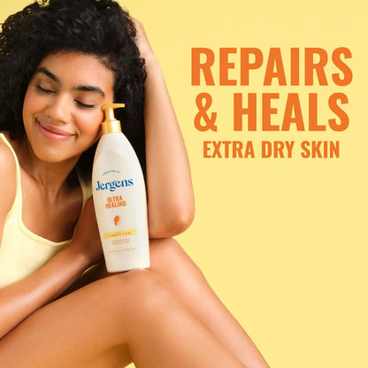 Jergens Ultra Healing Moisturizing Lotion for Dry Skin with Vitamins C, E, and B5