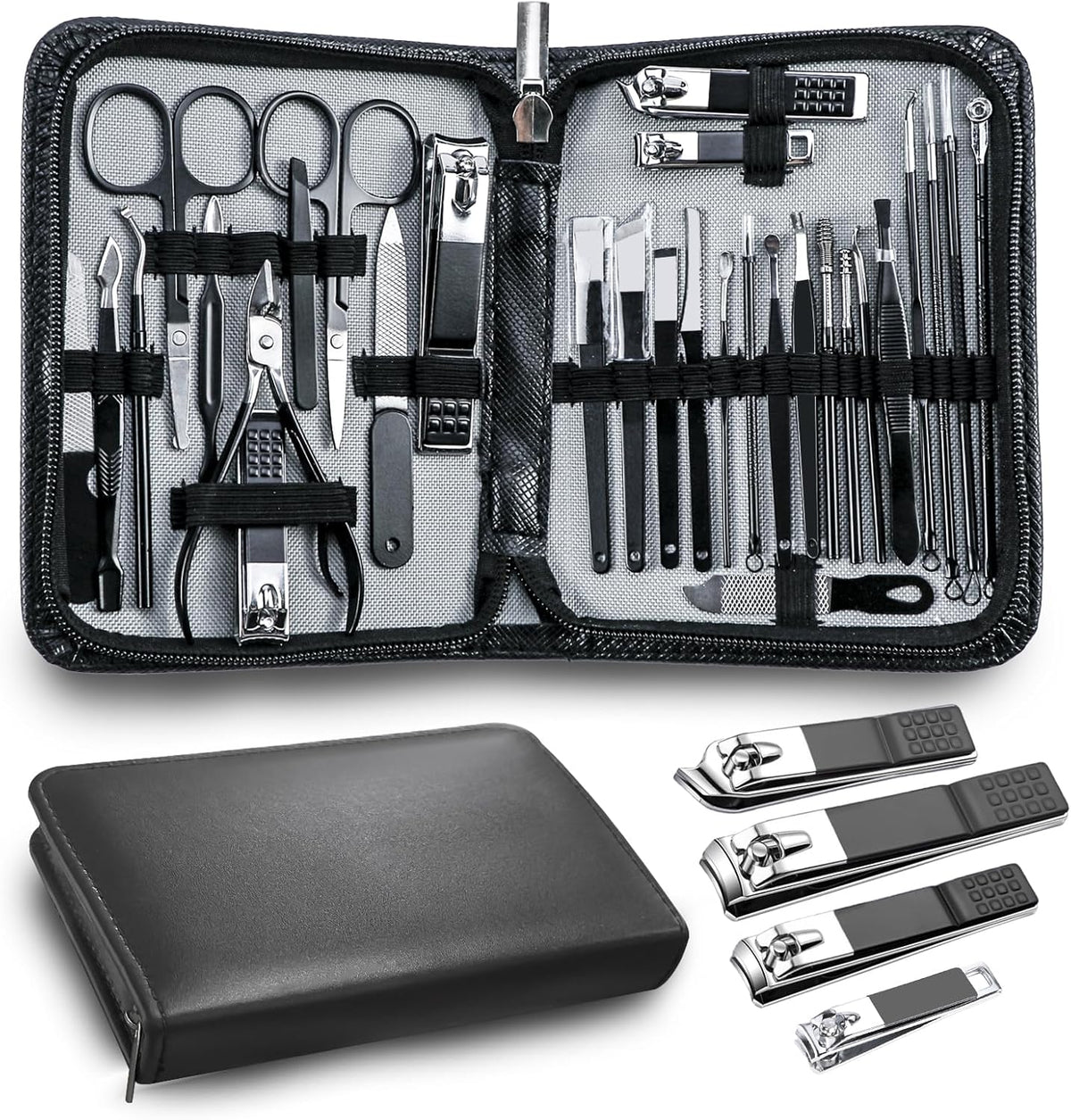 Nail Care Manicure Set – 30-Piece Stainless Steel Kit
