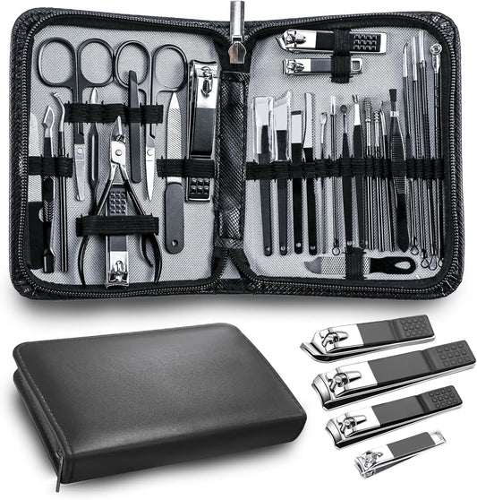 Nail Care Manicure Set – 30-Piece Stainless Steel Kit
