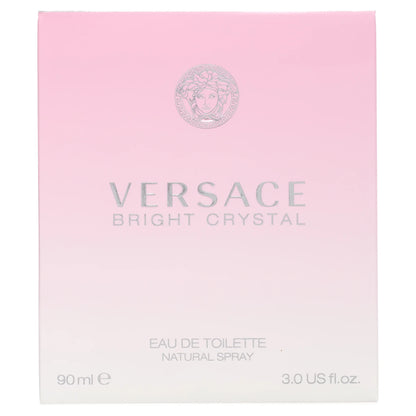 Indulge in Elegance: Versace Bright Crystal Eau de Toilette Spray for Women - 3 oz of Timeless Floral Bliss