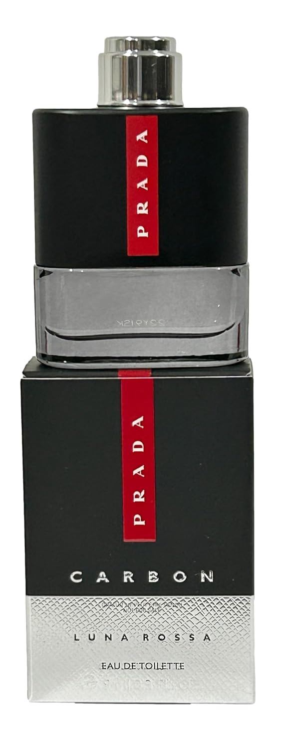 Discover the Elegance of Prada Luna Rossa Carbon Pour Homme Mini Eau de Toilette - 9 ml of Sophistication