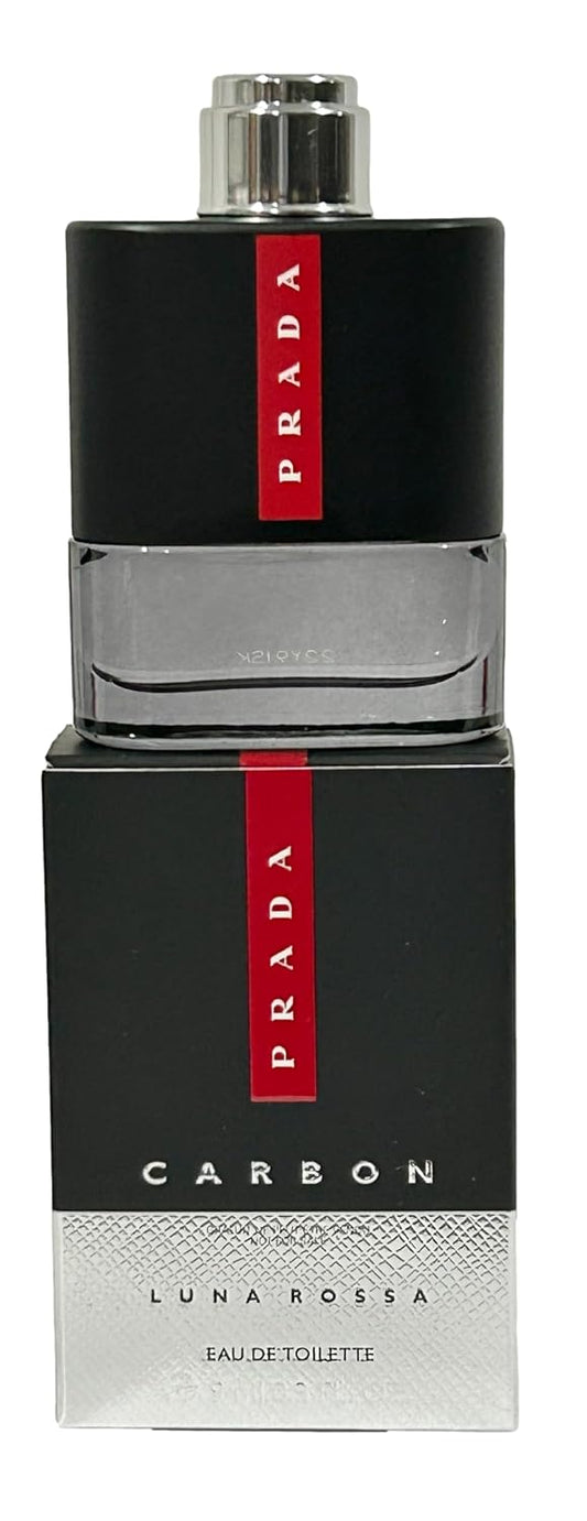 Discover the Elegance of Prada Luna Rossa Carbon Pour Homme Mini Eau de Toilette - 9 ml of Sophistication