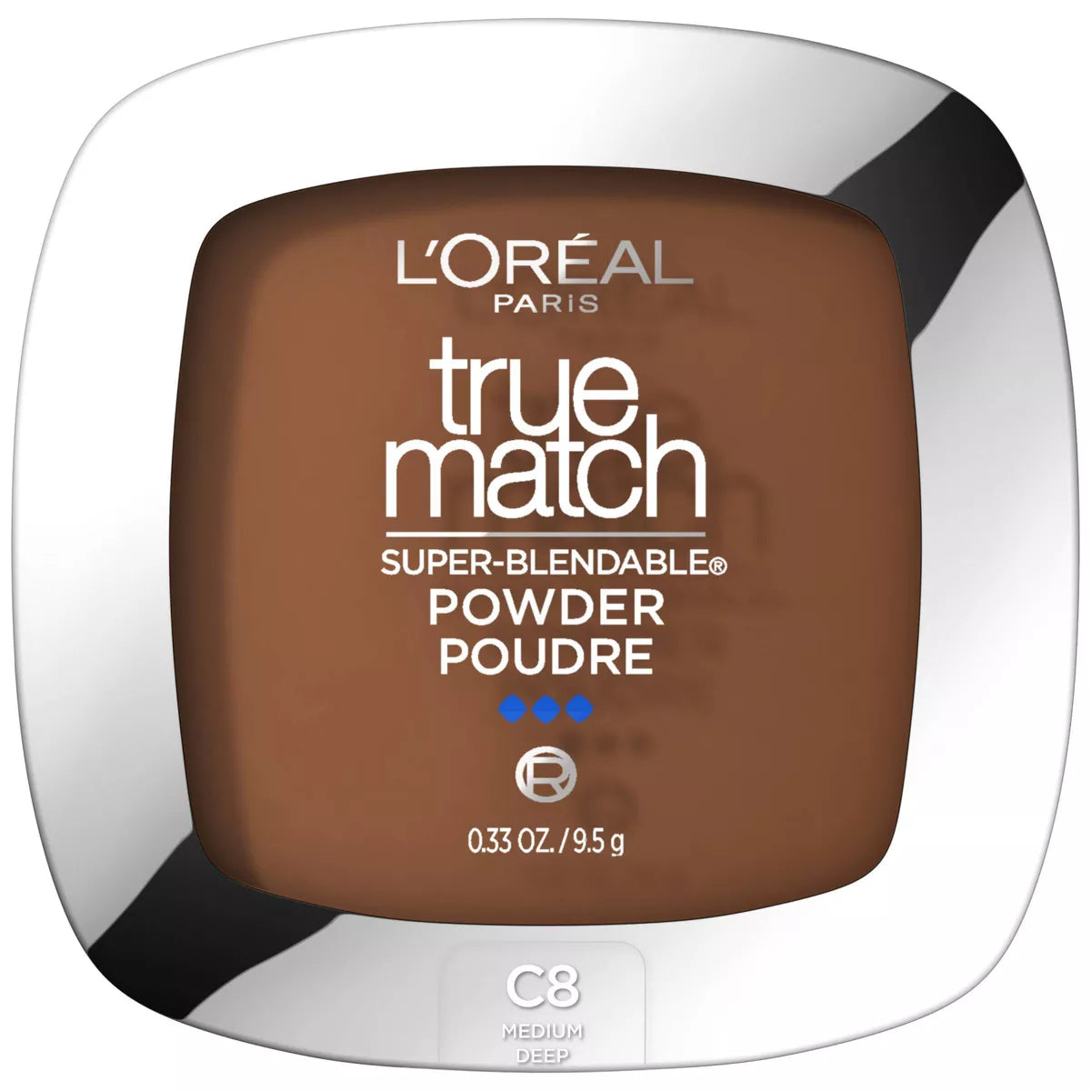 L'Oreal Paris True Match Super Blendable Oil-Free Pressed Powder, 0.33 oz