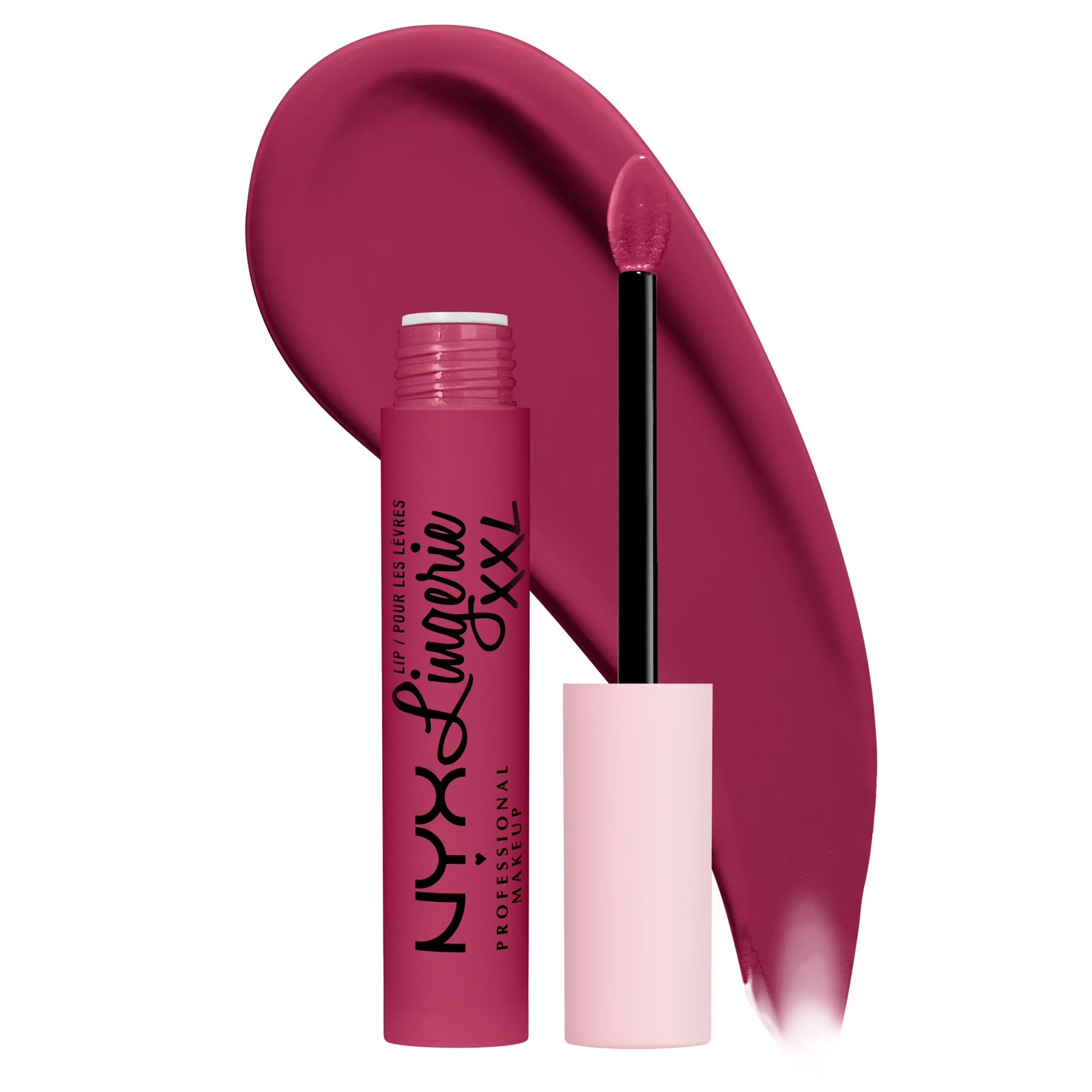 Lip Lingerie XXL Smooth Matte Liquid Lipstick - 16 Hour Longwear in Staying Juicy, 0.13 Fl Oz