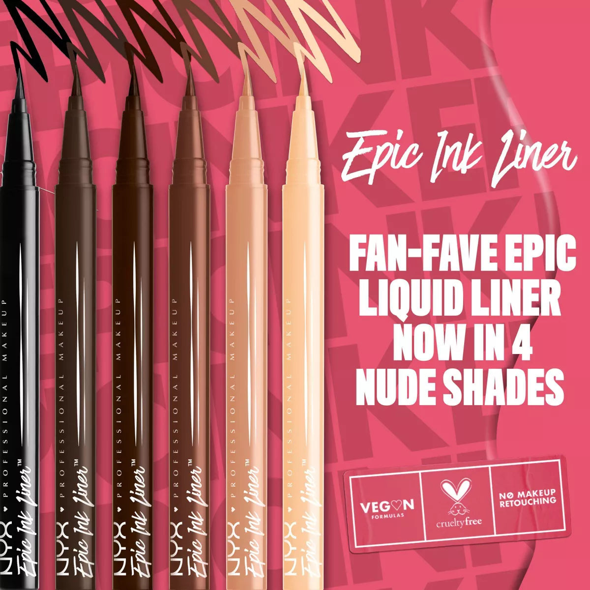 NYX Professional Makeup Epic Ink Eyeliner - 0.03 Fl Oz