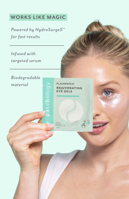 FlashPatch Rejuvenating Under Eye Gels for Day and Night Use, 5 Count