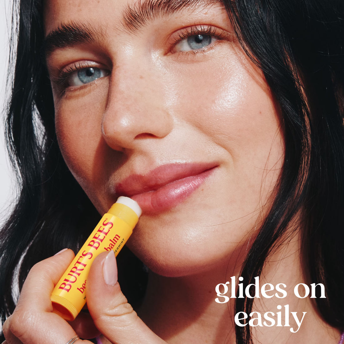 100% Natural Origin Peppermint Beeswax Lip Balm, 0.15 Oz (Single Pack)