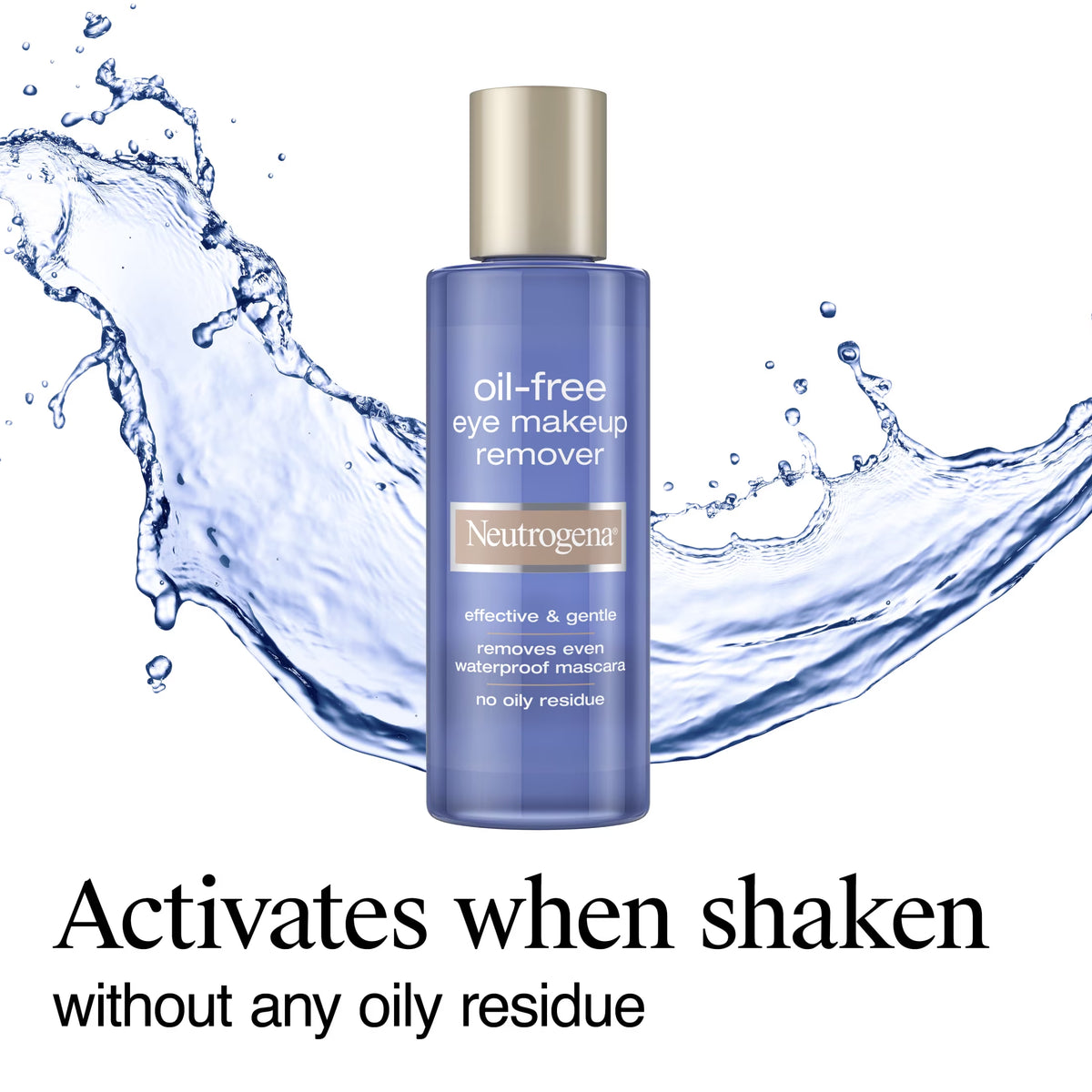 Gentle Oil-Free Eye Makeup Remover and Face Cleanser, 8.0 Fl Oz