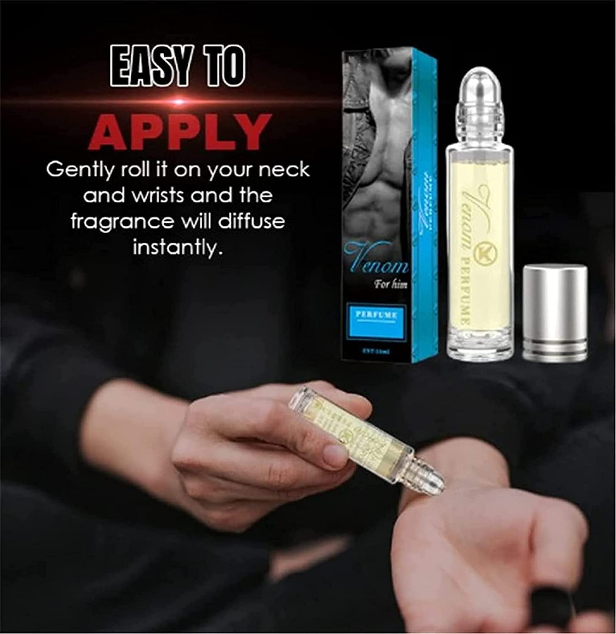 Pheromone Perfume for Woman, Pheromones Perfumes for Women with Roll on - Long Lasting Natural, Ladies Perfume (For Women-2Pcs)