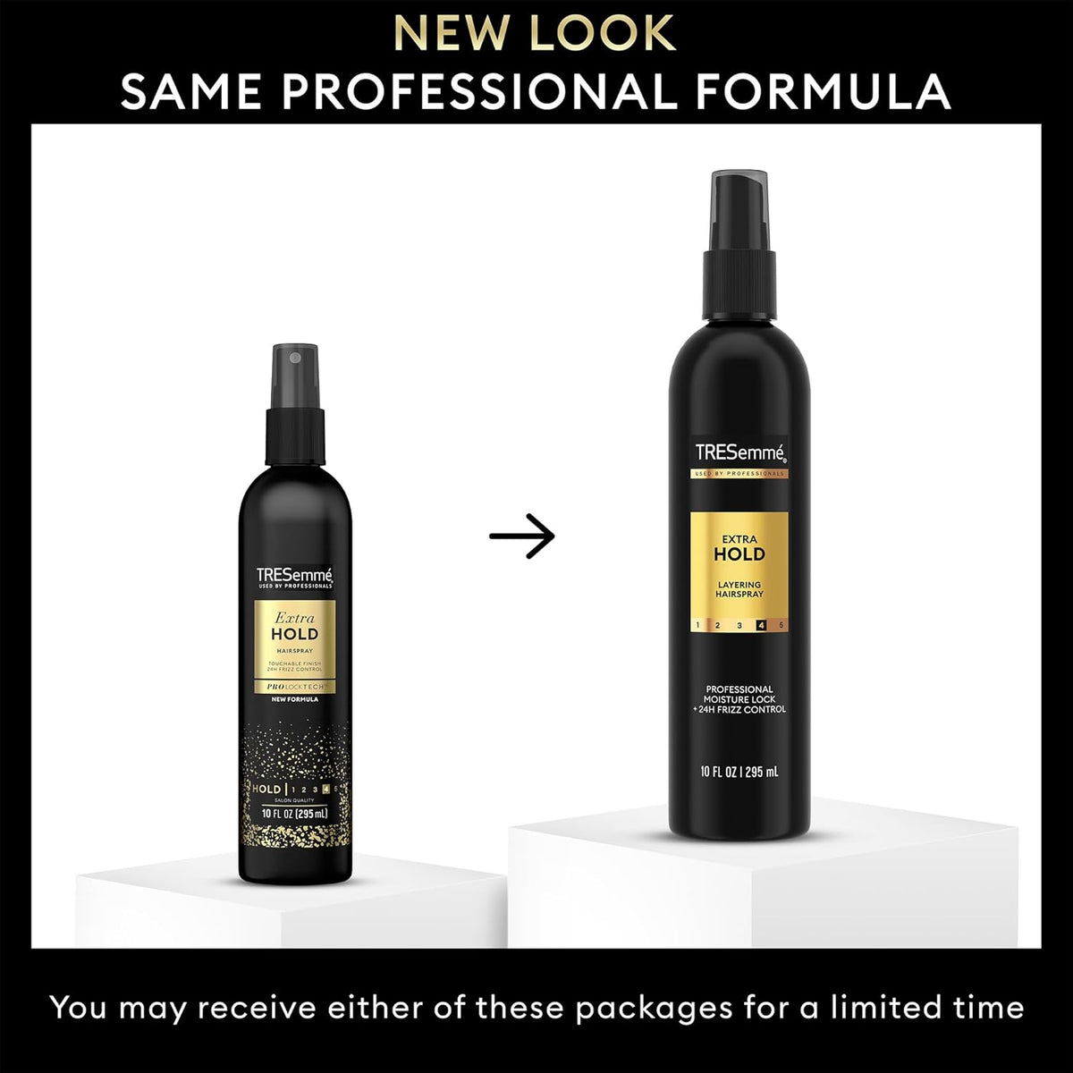 Tresemmé Extra Hold Non-Aerosol Hairspray 3-Pack + Travel Size