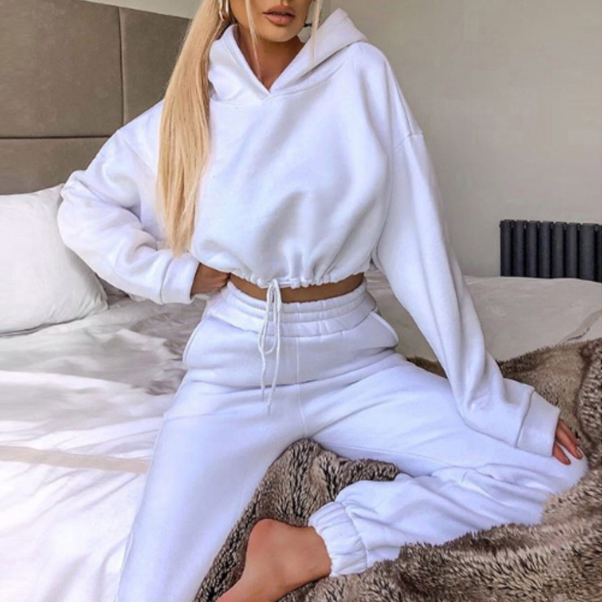 Women's Two-Piece Hoodie and Jogger Tracksuit