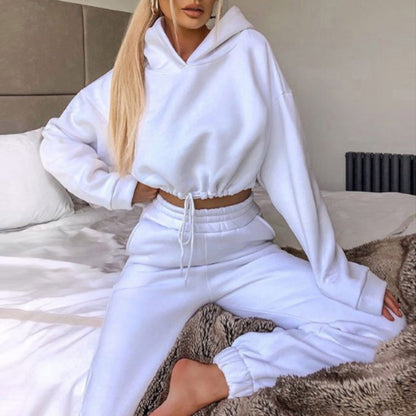 Women's Two-Piece Hoodie and Jogger Tracksuit