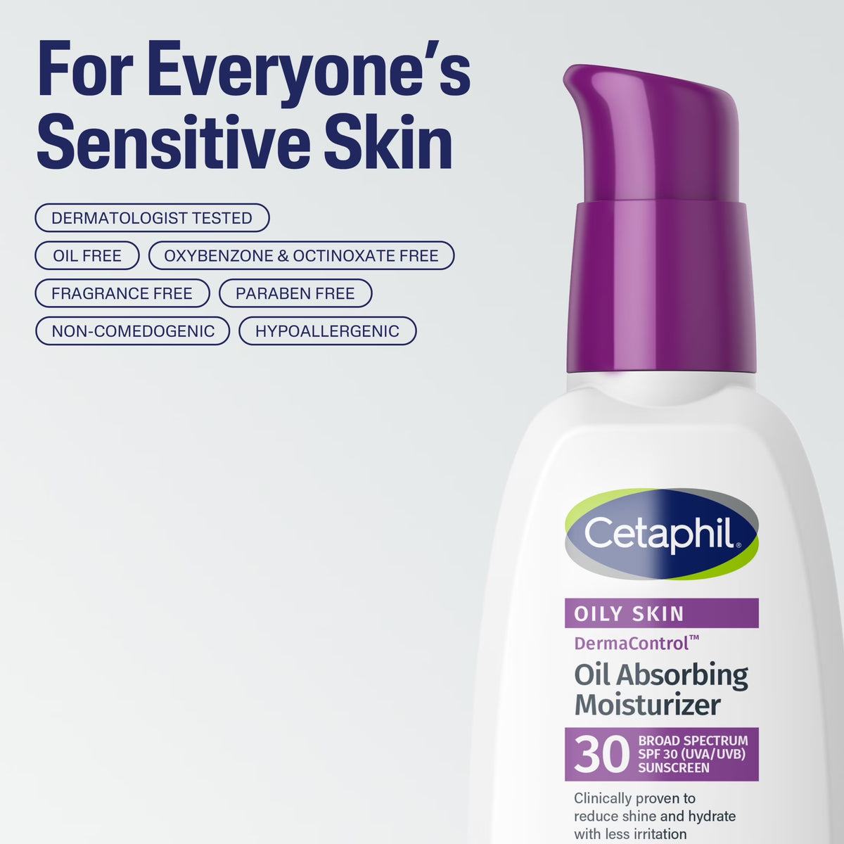 Cetaphil DermaControl Oil-Absorbing Moisturizer SPF 30, 4 fl oz