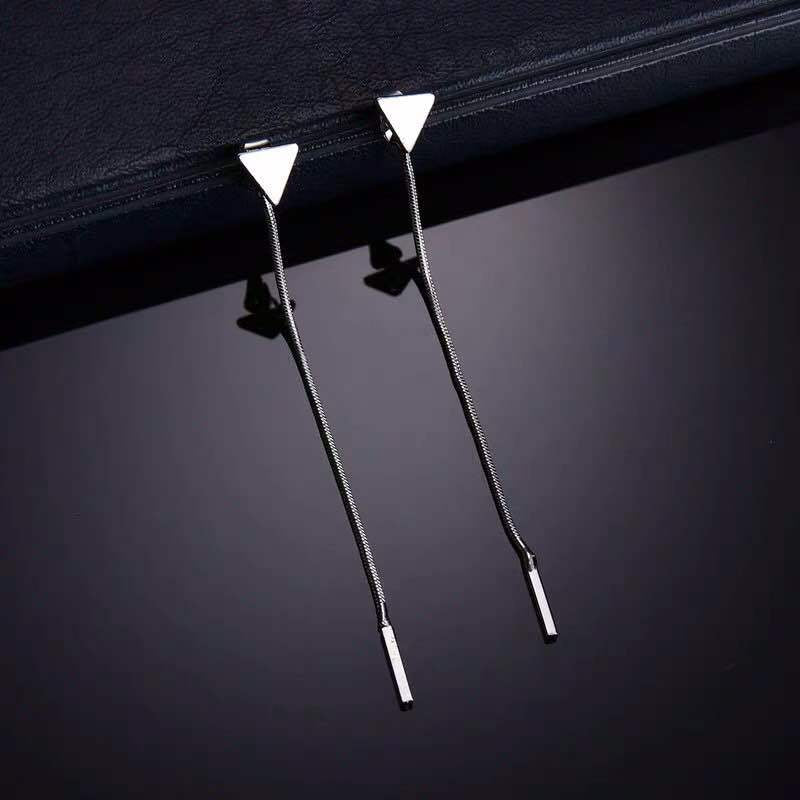 Elegant Triangle Tassel Earrings for Women