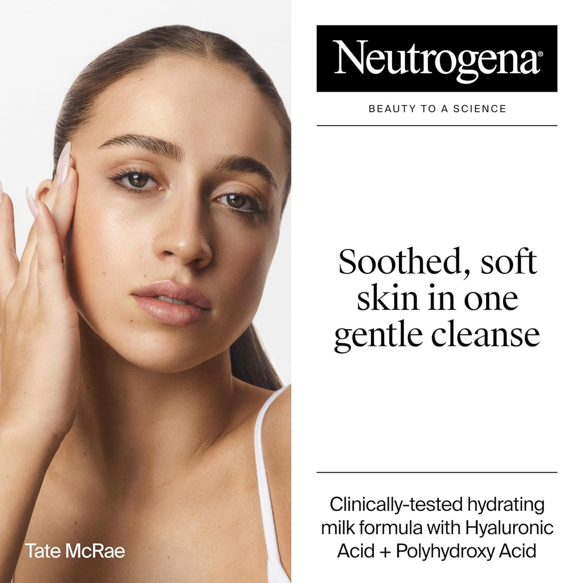 Neutrogena Hydro Boost Soothing Milk Cleanser, 7.8 Fl Oz