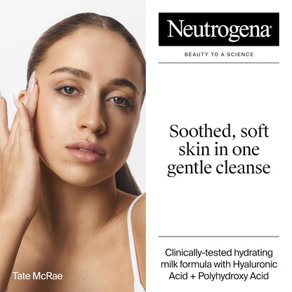 Neutrogena Hydro Boost Soothing Milk Cleanser, 7.8 Fl Oz