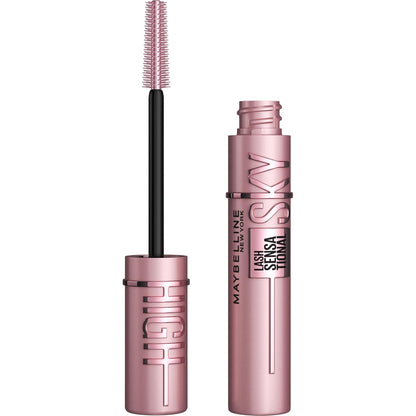 Elevate Your Lash Game with Maybelline Lash Sensational Sky High Washable Mascara - Unleash Volume, Length, and Definition in Stunning Blackest Black
