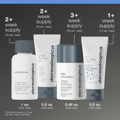 Unlock Radiant Skin with the Dermalogica Healthy Skin Discovery Kit - Your 4-Piece Travel Essential