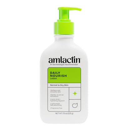 Daily Nourish Body Lotion with 12% Lactic Acid for Dry Skin, Exfoliating Formula, 7.9 Oz