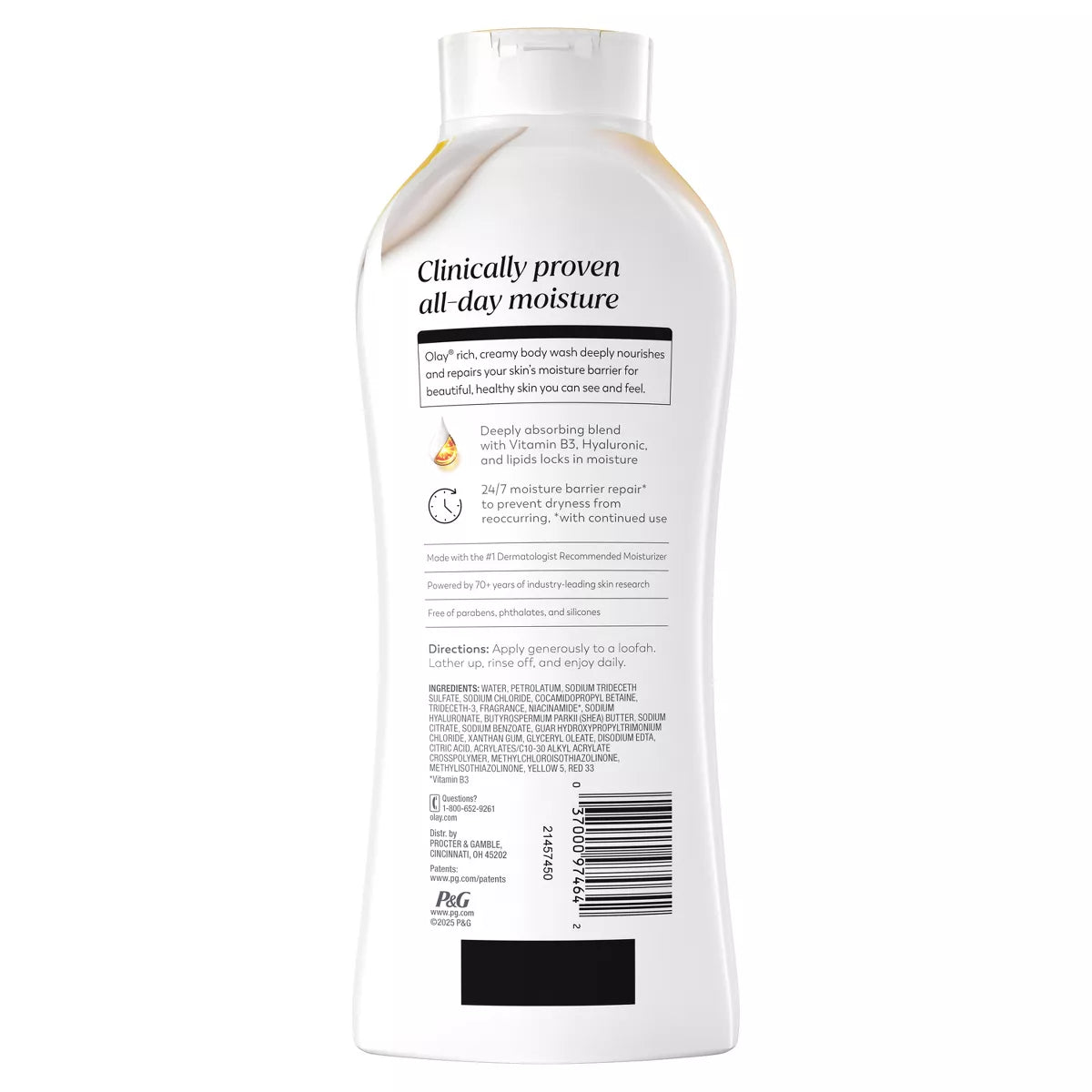Olay Ultra Moisture Body Wash with Shea Butter, 22 Fl Oz
