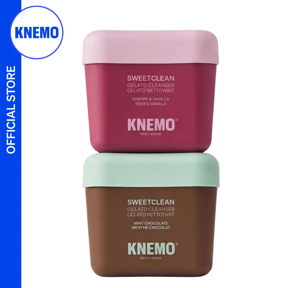 SweetClean Gelato 2-In-1 Cleans & Mask Face Wash - Coconut Bliss for All Skin Types, Hydrating Glycerin Cleanser with Fluffy Foam, 120G (Mint Chocolate, Sea Salt Caramel, Cherry, Vanilla)