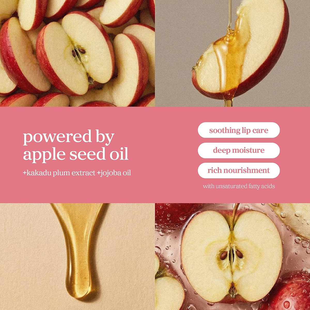 NOONI Korean Lip Oil in Appleplum - Tinted Lip Gloss for Plumping and Hydration