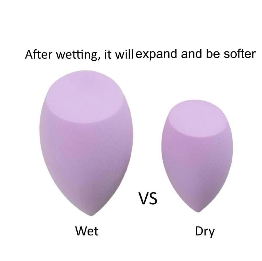 Angled Makeup Sponge Blender for Foundation Application