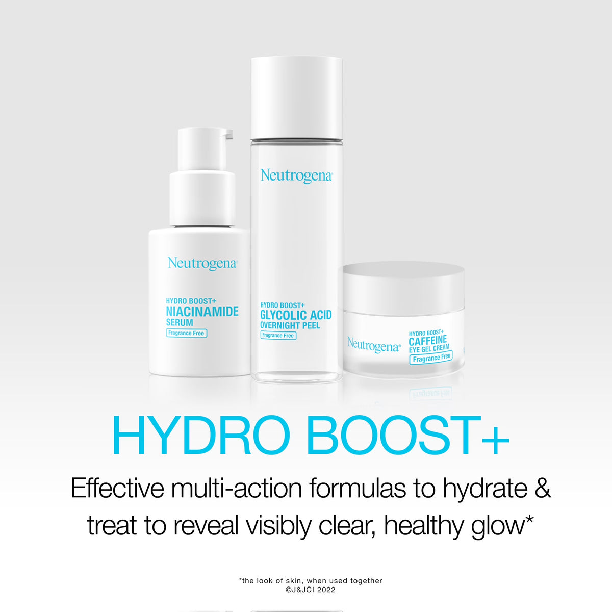 Hydro Boost+ Caffeine Eye Gel Cream, Unscented, 0.5 oz