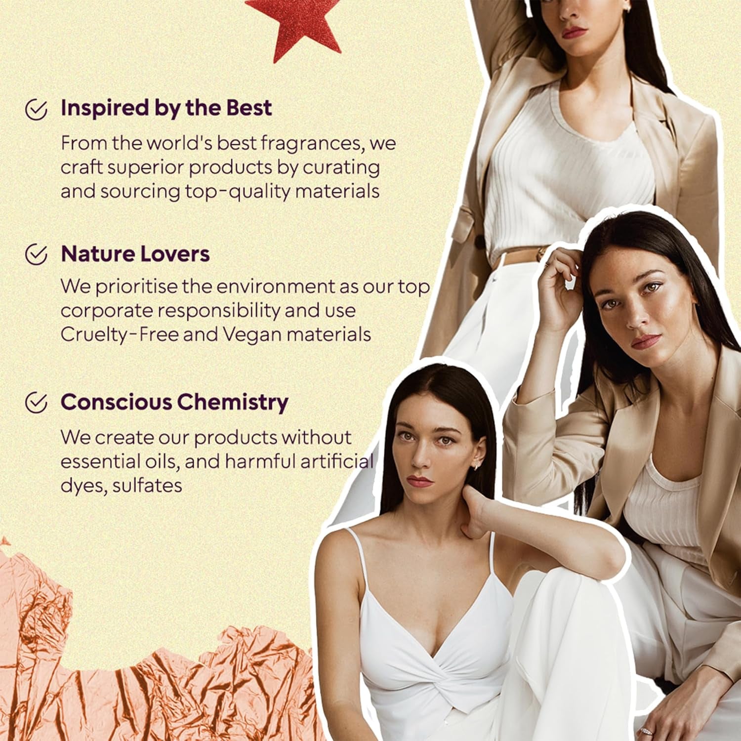 Bellavita Luxury Women's Perfume Gift Set - Includes Rose, Senorita, Date, and Glam | 80ml | Long-Lasting Fragrance with Pink Pepper, Yuzu, and Floral Peach