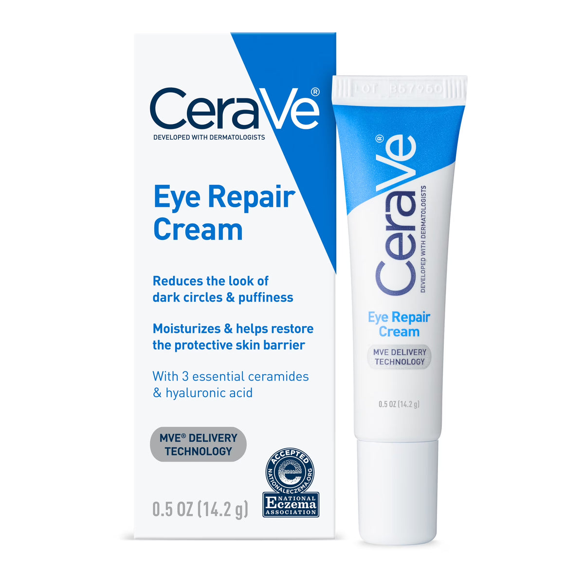 Eye Repair Cream for Dark Circles and Puffiness, 0.5 Oz
