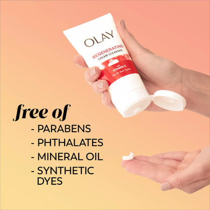 Olay Regenerist Vitamin C and BHA Infused Cream Face Wash - Scented - 5 Fl Oz